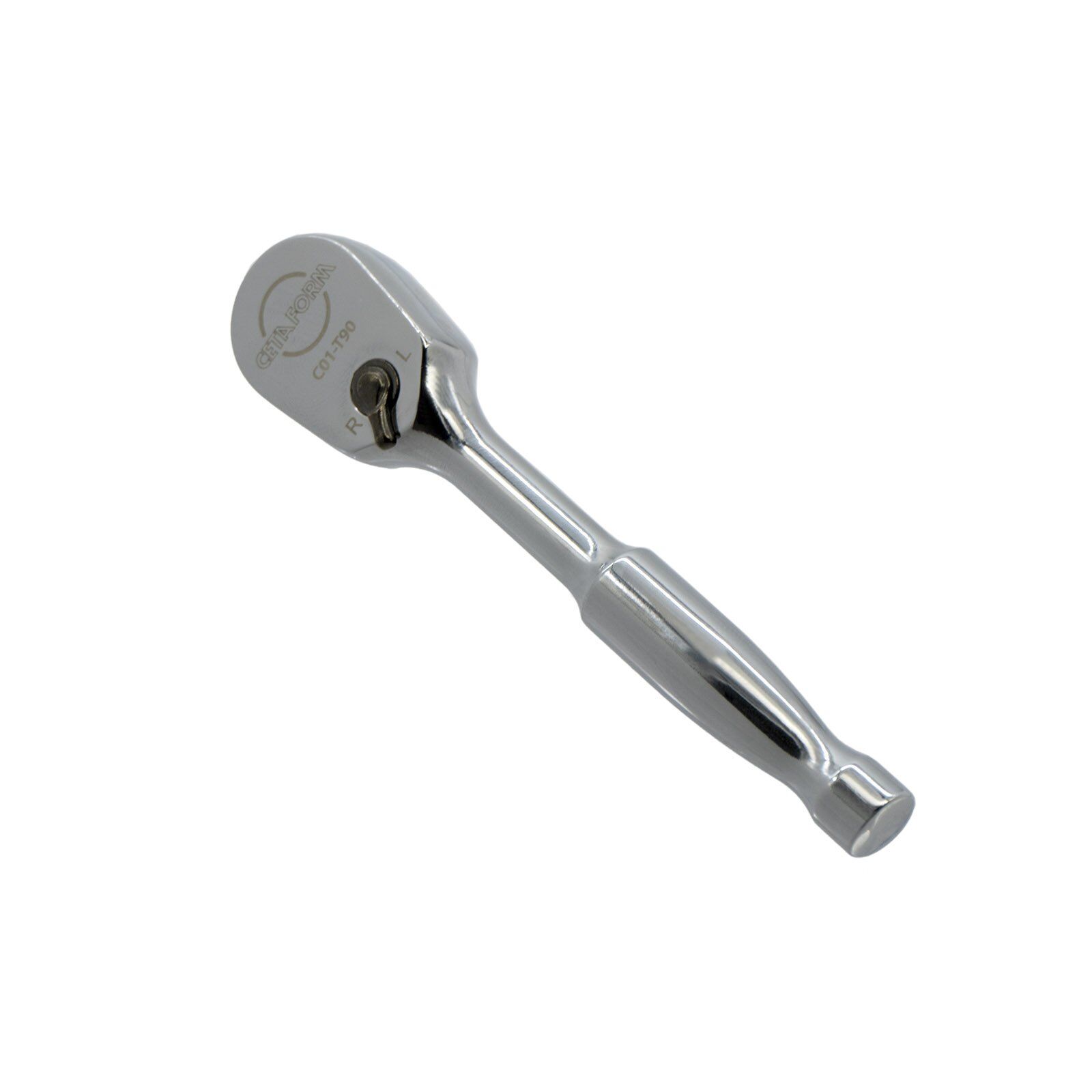 Ceta Form C01-T90 1/4'' Kapalı Tip Lokma Cırcır Kolu Metal Sap