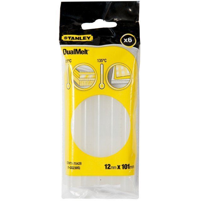 STANLEY STHT1-70428 Sıcak Silikon Yedeği 12x101 mm 6 Adet