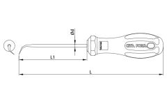 CETA FORM R36-2 Açılı Uçlu Biz 80 mm