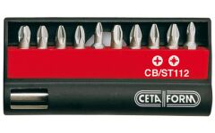 CETA FORM CB/ST112 Bits Uç Takımı 11 Parça (Yıldız/Pozidriv)