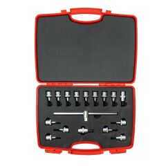 İzeltaş 1/2'' Lokmalı Allen ve Torx Uç Takımı 17 Parça