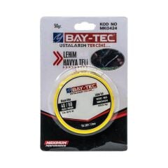 Baytec MK0424 Lehim Teli 1.2 mm, 50 Gr, Sn:40 Pb:60