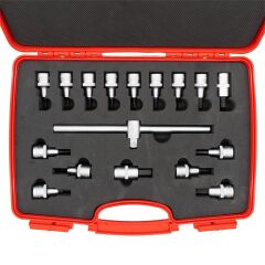 İzeltaş 1/2'' Lokmalı Allen ve Torx Uç Takımı 17 Parça