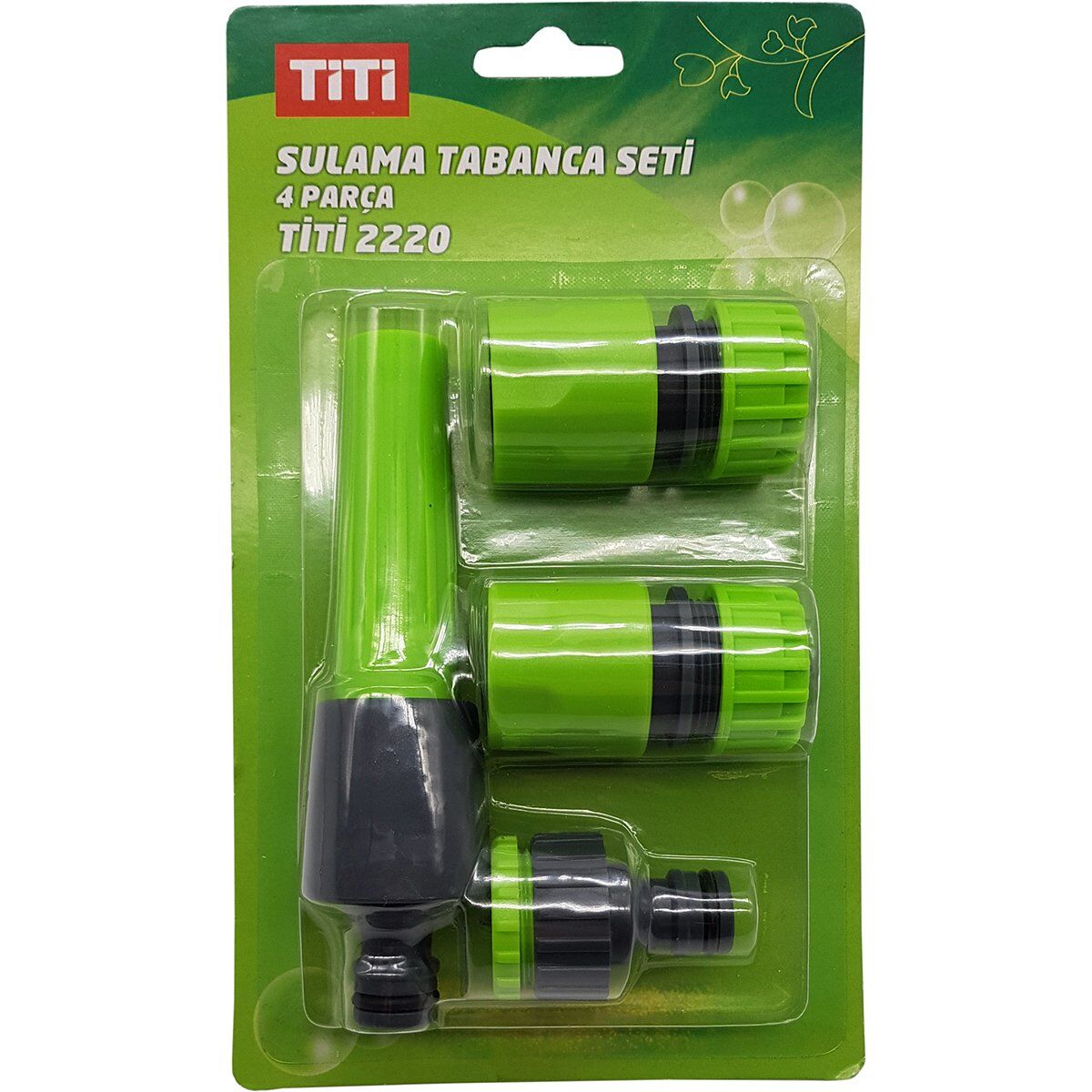 Titi 2220 Bahçe Sulama Tabanca Seti 4 Parça 1/2''