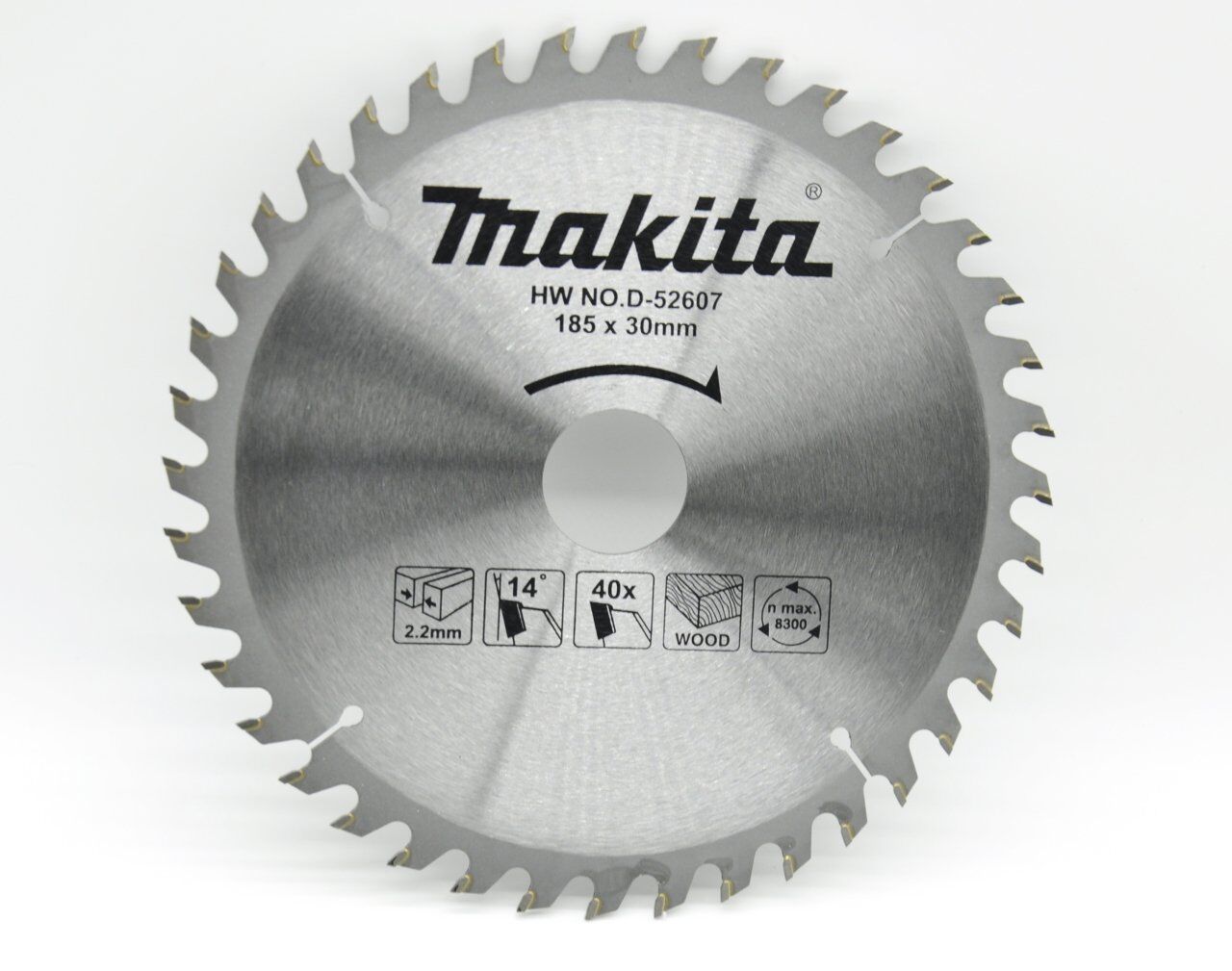 Makita D-52607 Sunta Kesme Elmas Daire Testere 185x30 40 Diş