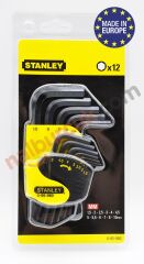 Stanley 0-95-980 Allen Anahtar Takımı Seti 12 Parça