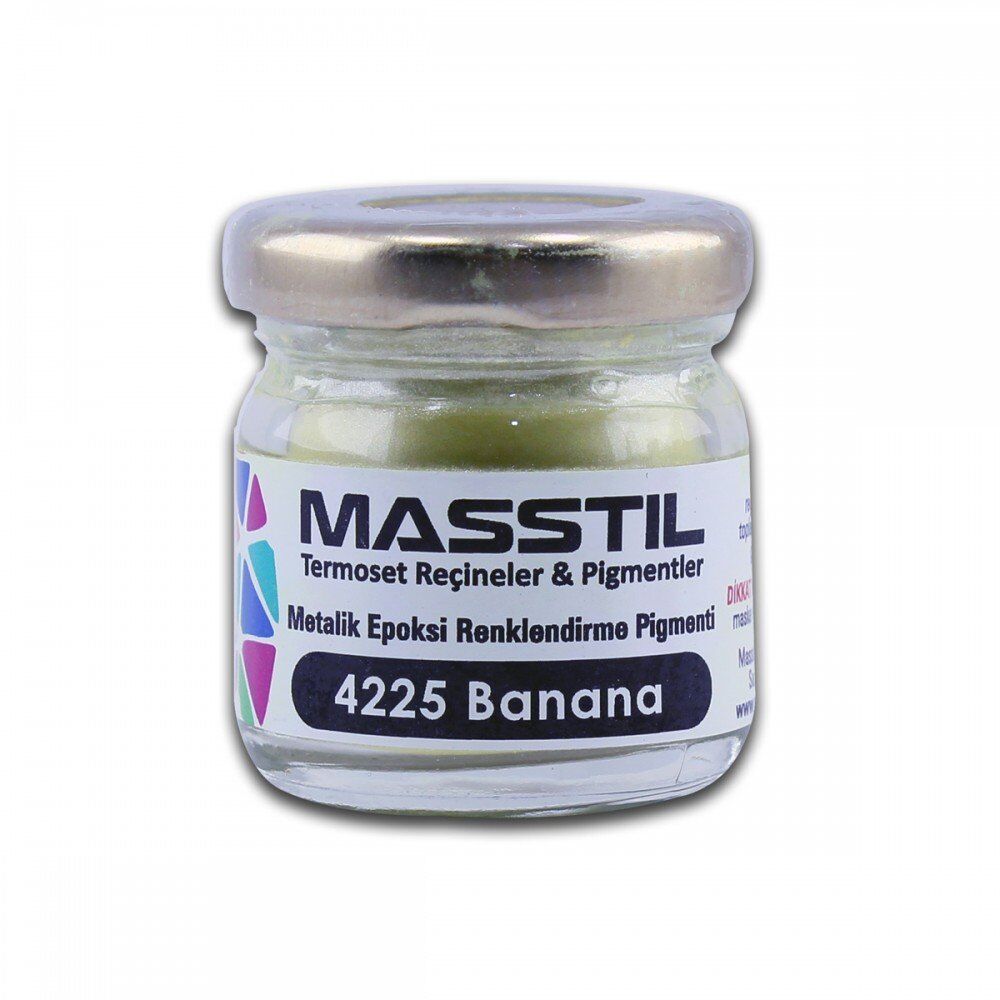 Masstil 4225 Banana Metalik Renk Pigmenti 10 gr