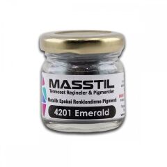 Masstil 4201 Emerald Metalik Renk Pigmenti 10 gr