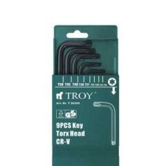 TROY 26200 Allen Anahtar Seti 9 Parça Torx