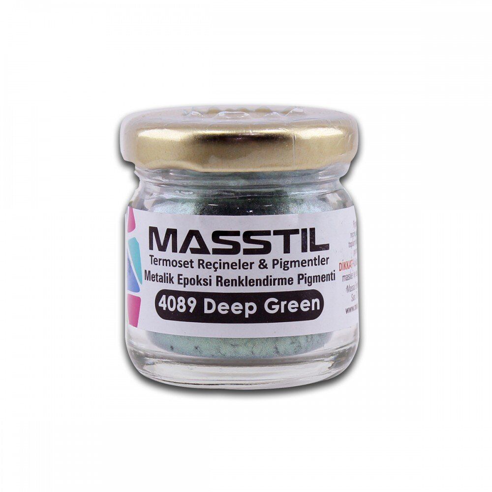 Masstil 4089 Deep Green Metalik Renk Pigmenti 10 gr