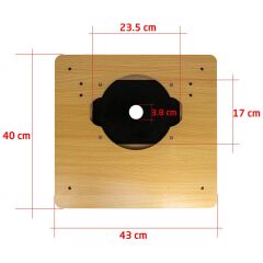 Rox Wood 0178 Freze Sabitleme Çalışma Tablası (El Frezesi İçin)