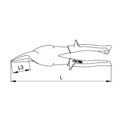 Ceta Form J04-250L Mafsallı Sac Makası (Sol Kesim)