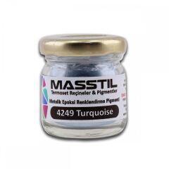 Masstil 4249 Turquoise Epoksi Metalik Renk Pigmenti 10 gr