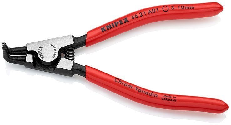 KNIPEX 46 21 A01 Dış Segman Pensi (90° Eğri) 125 mm