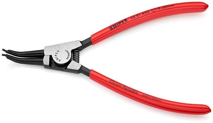 KNIPEX 46 31 A22 Dış Segman Pensi (45° Eğri) 185 mm