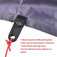 Rox Camping 0113 ABS Tarp Kamp Çadır Tente Branda Klipsi - 6 Adet