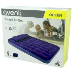 Avenli 21470 Çift Kişilik Yastıklı Şişme Yatak + El Pompası