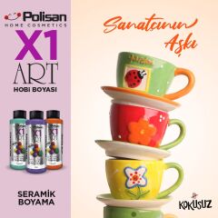 Polisan X1ART Multisurface Hobi Boyası 120ml - 0011 Bej Pembe