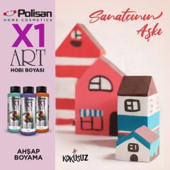 Polisan X1ART Multisurface Hobi Boyası 120ml - 0011 Bej Pembe