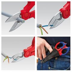 KNIPEX 95 05 155 Unıversal Elektrikçi Makası 155 mm