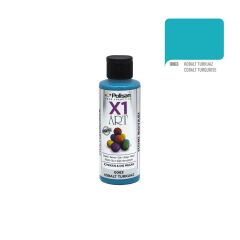 Polisan X1ART Multisurface Hobi Boyası 120ml - 063 Kobalt Turkuaz