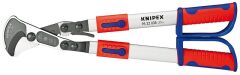 KNIPEX 95 32 038 Teleskopik Kollu Cırcırlı Kablo Makası 570 mm