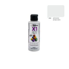 Polisan X1ART Multisurface Hobi Boyası 120ml - 0002 Antik Beyaz