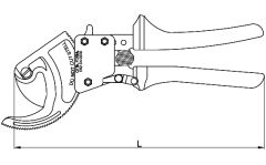 CETA FORM E62-280 Cırcırlı Kablo Kesici 280 mm