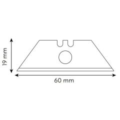 VIP-TEC VT875104 Emniyetli Maket Bıçağı (Metal Gövde) 19 mm