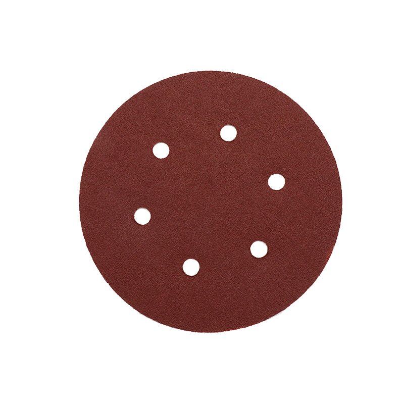 Cırtlı Zımpara 150 mm 6 Delikli (Alüminyum Oxide) 220 Kum