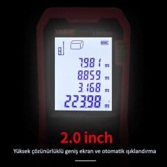 Uni-t LM100A Lazer Metre Mesafe Ölçer 100 Metre