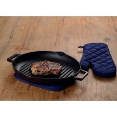 Lava Grill Yuvarlak Izgara Döküm Tava 30 cm