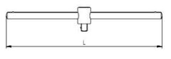 İZELTAŞ 3/8'' T Kol 200 mm