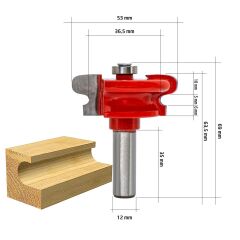 Titi 5519 Saplı Freze Kulp Bıçağı Sap 12 mm