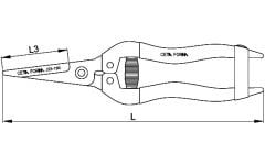 CETA FORM J23-190 Hasat Makası 190 mm