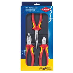 KNIPEX 00 20 12 VDE Pense Seti - 3'lü Set