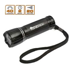 Lightorch LGH26317 Pilli Alüminyum Mini Led El Feneri 40 Lümen