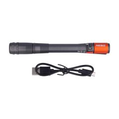 Nebo NEB-POC-1000-G Inspector 500+ Kalem Tip Şarjlı Fener 500 lm IPX7